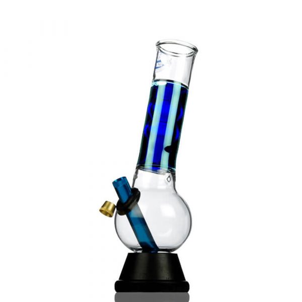 Agung Mini Smartie Glass Bong 22cm Light Blue