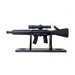 Glass AK47 Gun Bong 50cm Black