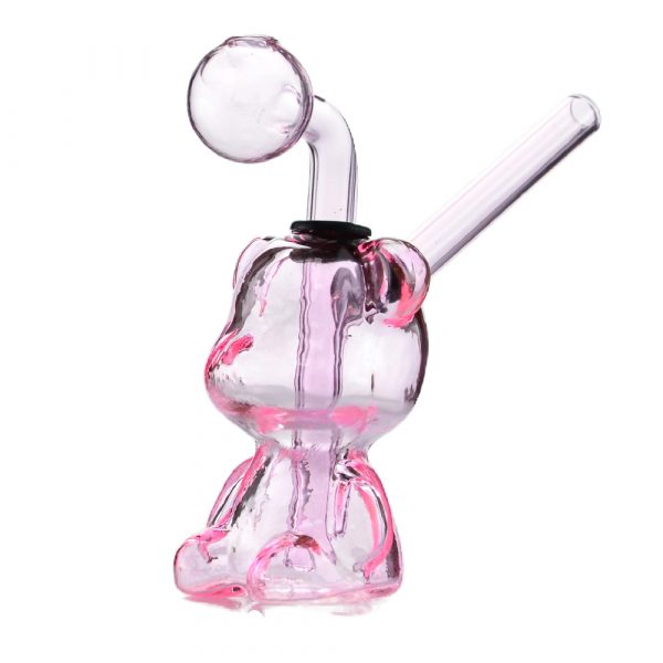 Pink Teddy Bear Bubbler