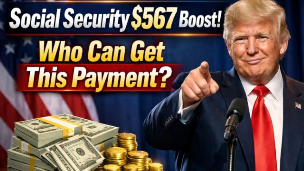 $567 social security payment
